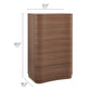 Mirae 5-Drawer Curved Dresser Chest of Drawers by Modway