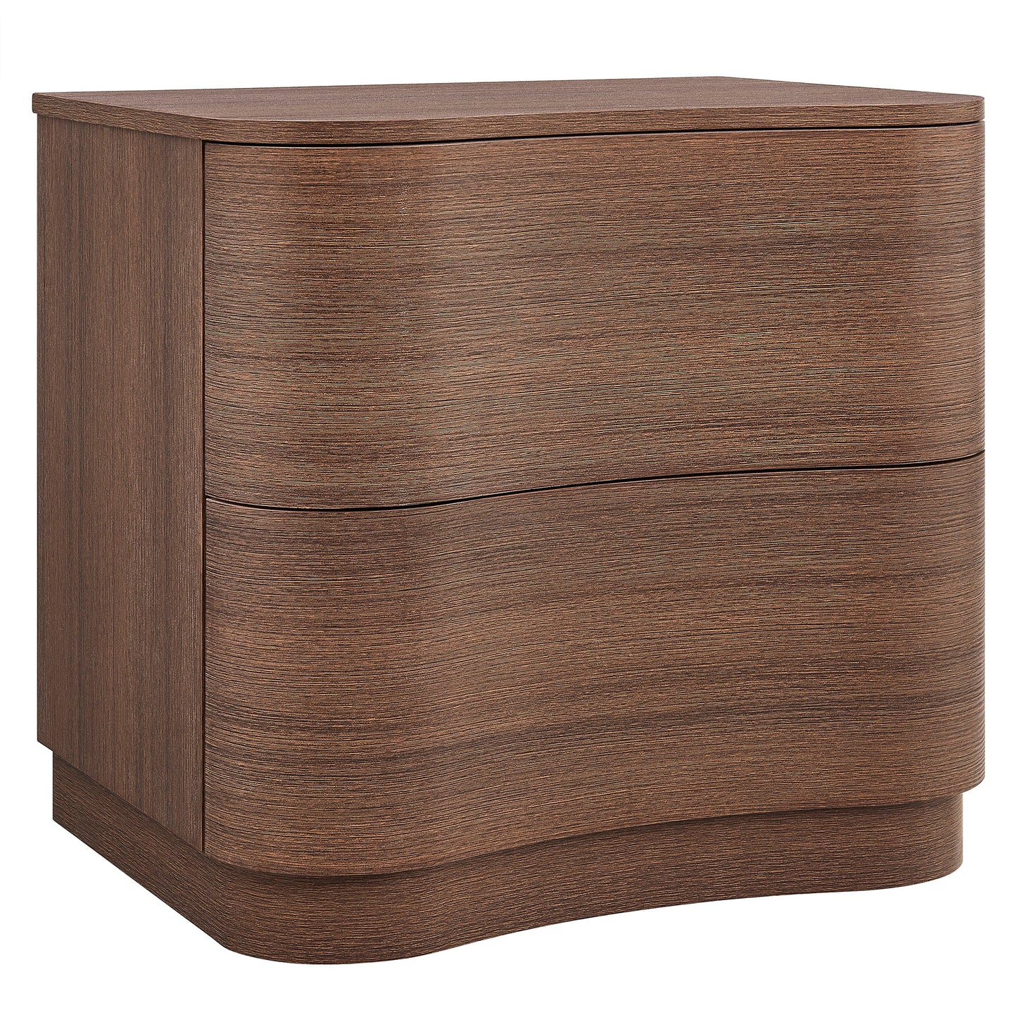 Mirae 2-Drawer Curved Nightstand by Modway