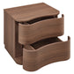 Mirae 2-Drawer Curved Nightstand by Modway