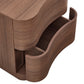 Mirae 2-Drawer Curved Nightstand by Modway