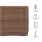Mirae 2-Drawer Curved Nightstand by Modway