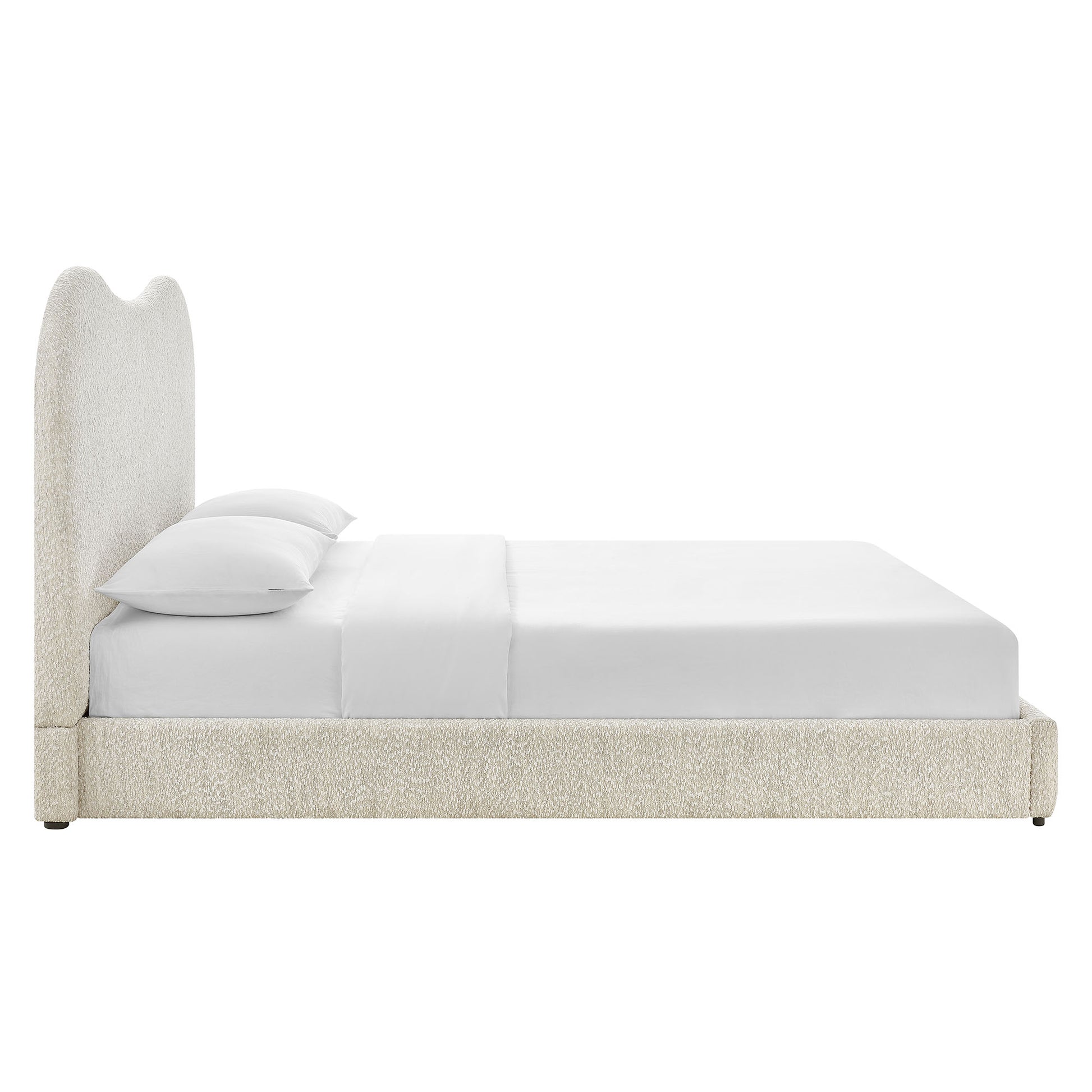 Seluna Boucle Queen Platform Bed by Modway | Beds | Modishstore - 3