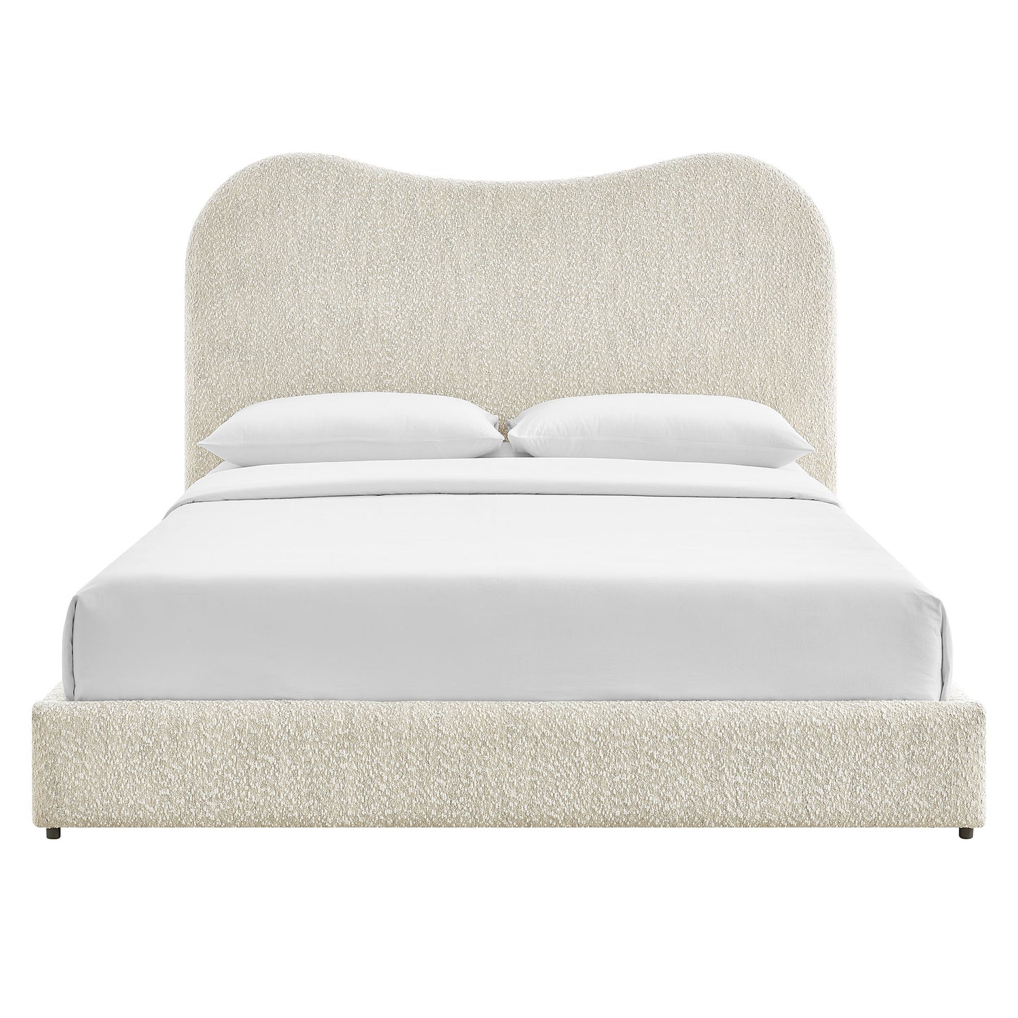 Seluna Boucle Queen Platform Bed by Modway | Beds | Modishstore - 4