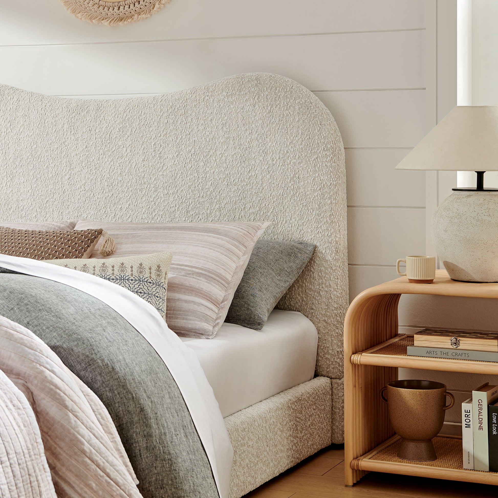 Seluna Boucle Queen Platform Bed by Modway | Beds | Modishstore - 7