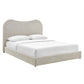 Seluna Boucle Queen Platform Bed by Modway | Beds | Modishstore - 12