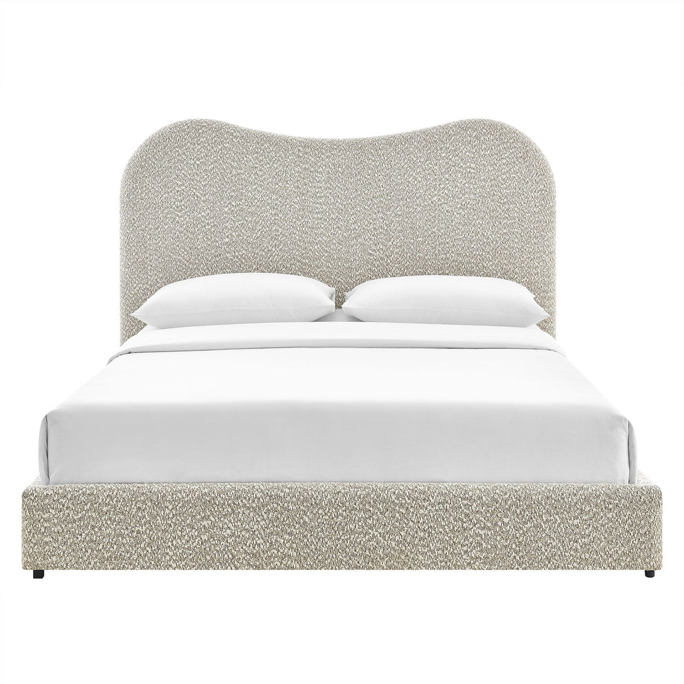 Seluna Boucle Queen Platform Bed by Modway | Beds | Modishstore - 14