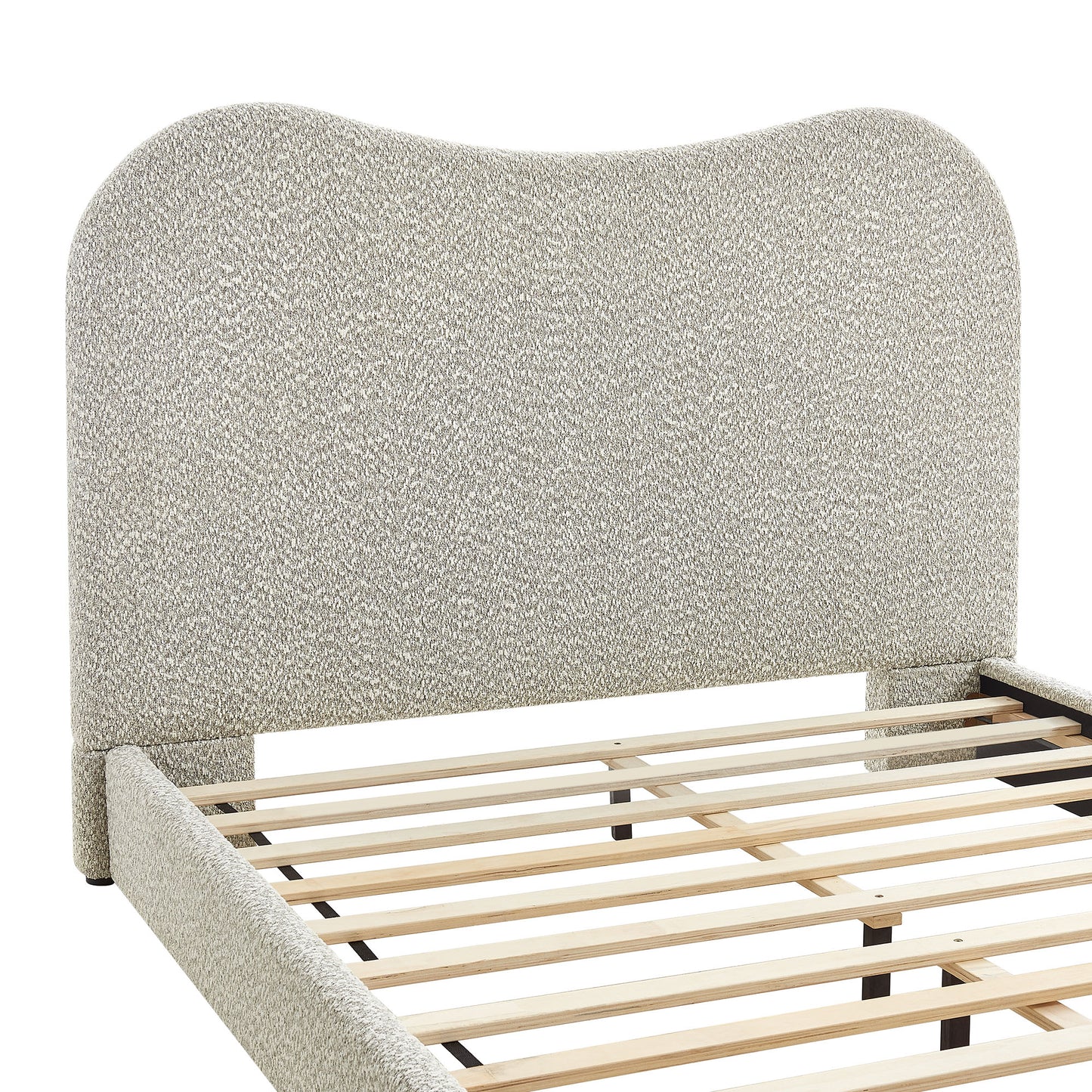 Seluna Boucle Queen Platform Bed by Modway | Beds | Modishstore - 15