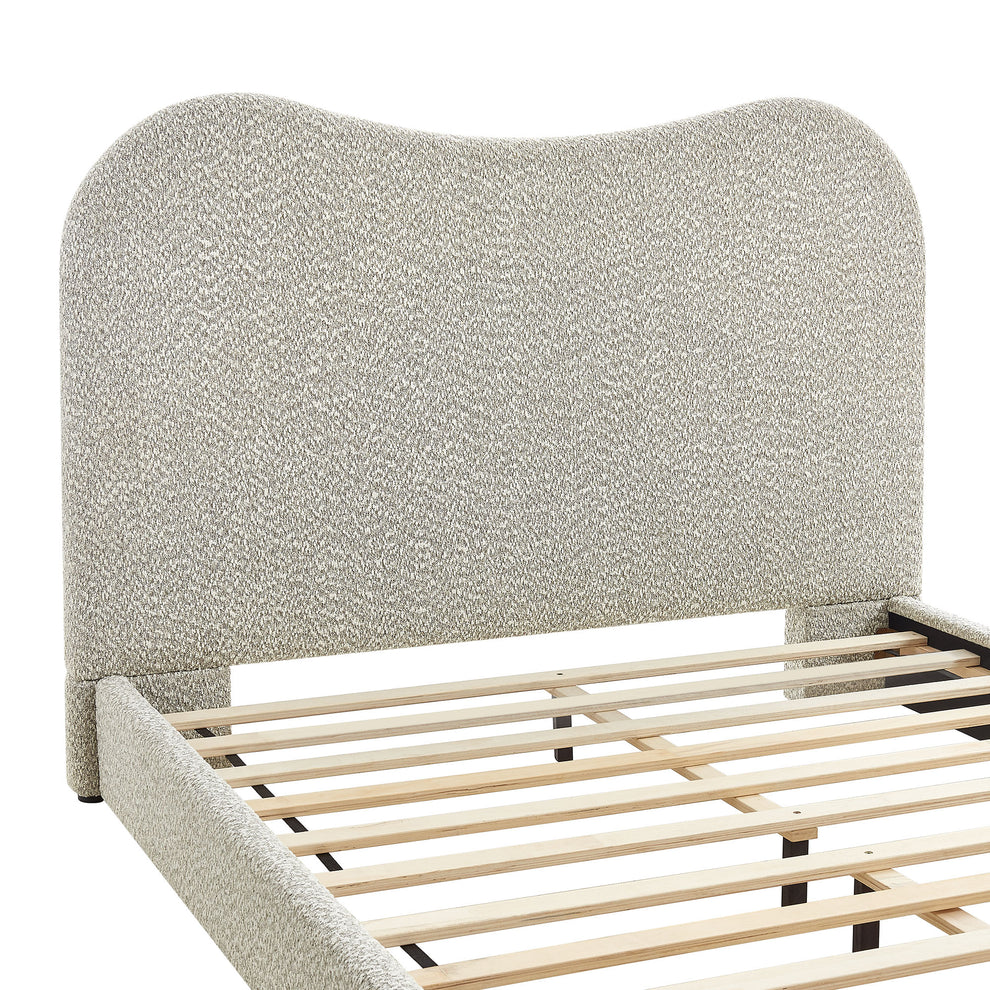 Seluna Boucle Queen Platform Bed by Modway | Beds | Modishstore - 15