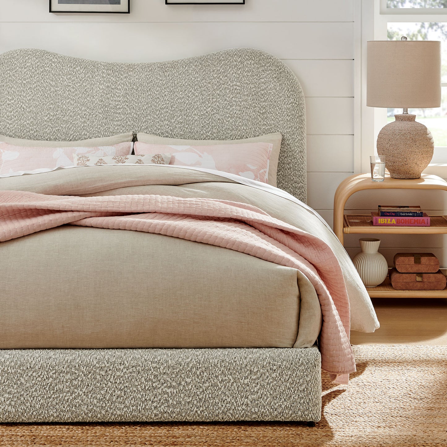 Seluna Boucle Queen Platform Bed by Modway | Beds | Modishstore - 18