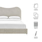 Seluna Boucle Queen Platform Bed by Modway | Beds | Modishstore - 20