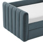 Veyla Channel Tufted Performance Velvet Twin Daybed With Trundle by Modway | Beds | Modishstore - 3