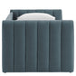 Veyla Channel Tufted Performance Velvet Twin Daybed With Trundle by Modway | Beds | Modishstore - 8