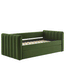Veyla Channel Tufted Performance Velvet Twin Daybed With Trundle by Modway | Beds | Modishstore - 19