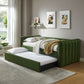 Veyla Channel Tufted Performance Velvet Twin Daybed With Trundle by Modway | Beds | Modishstore - 22