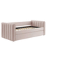 Veyla Channel Tufted Performance Velvet Twin Daybed With Trundle by Modway | Beds | Modishstore - 35