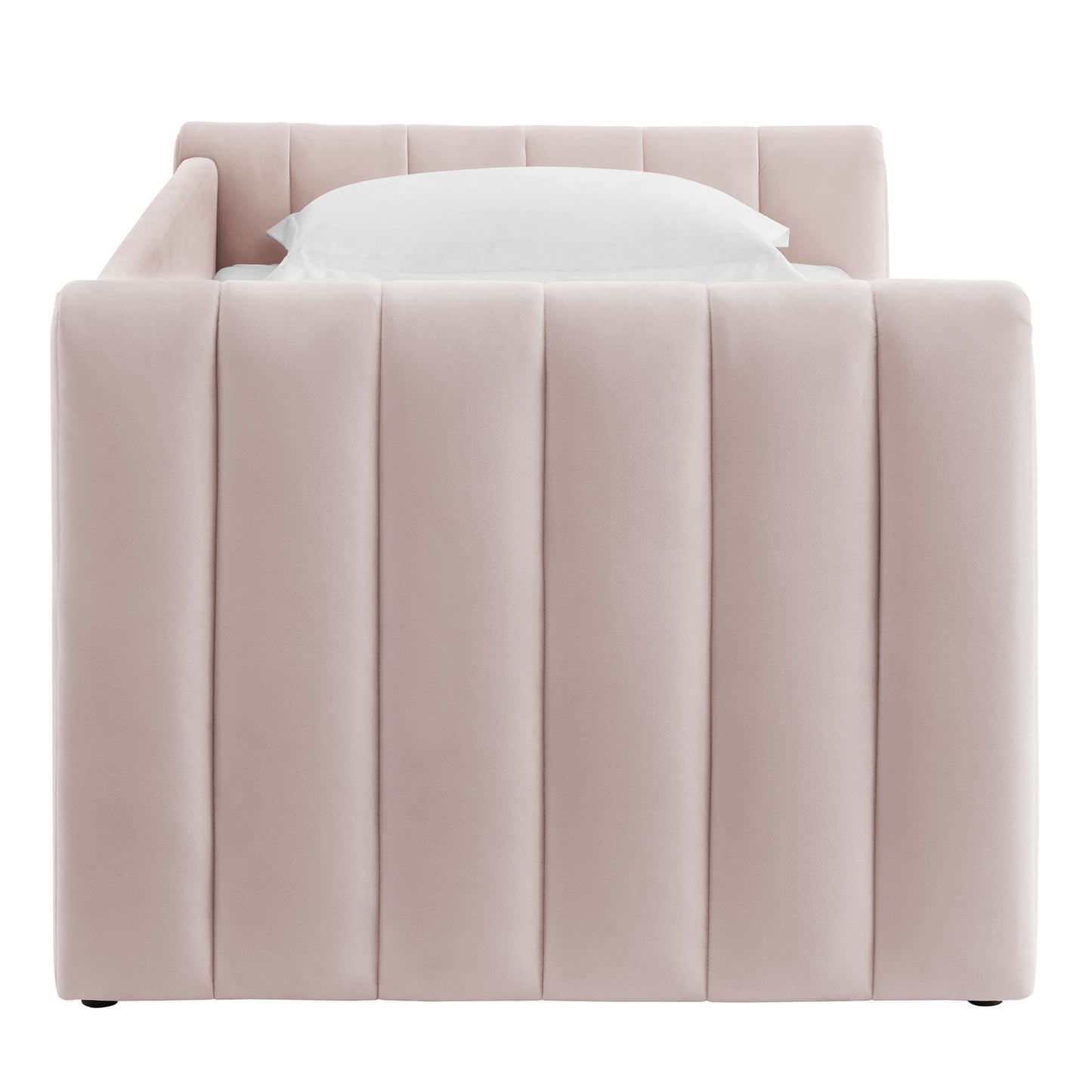 Veyla Channel Tufted Performance Velvet Twin Daybed With Trundle by Modway | Beds | Modishstore - 40