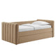 Veyla Channel Tufted Performance Velvet Twin Daybed With Trundle by Modway | Beds | Modishstore - 49