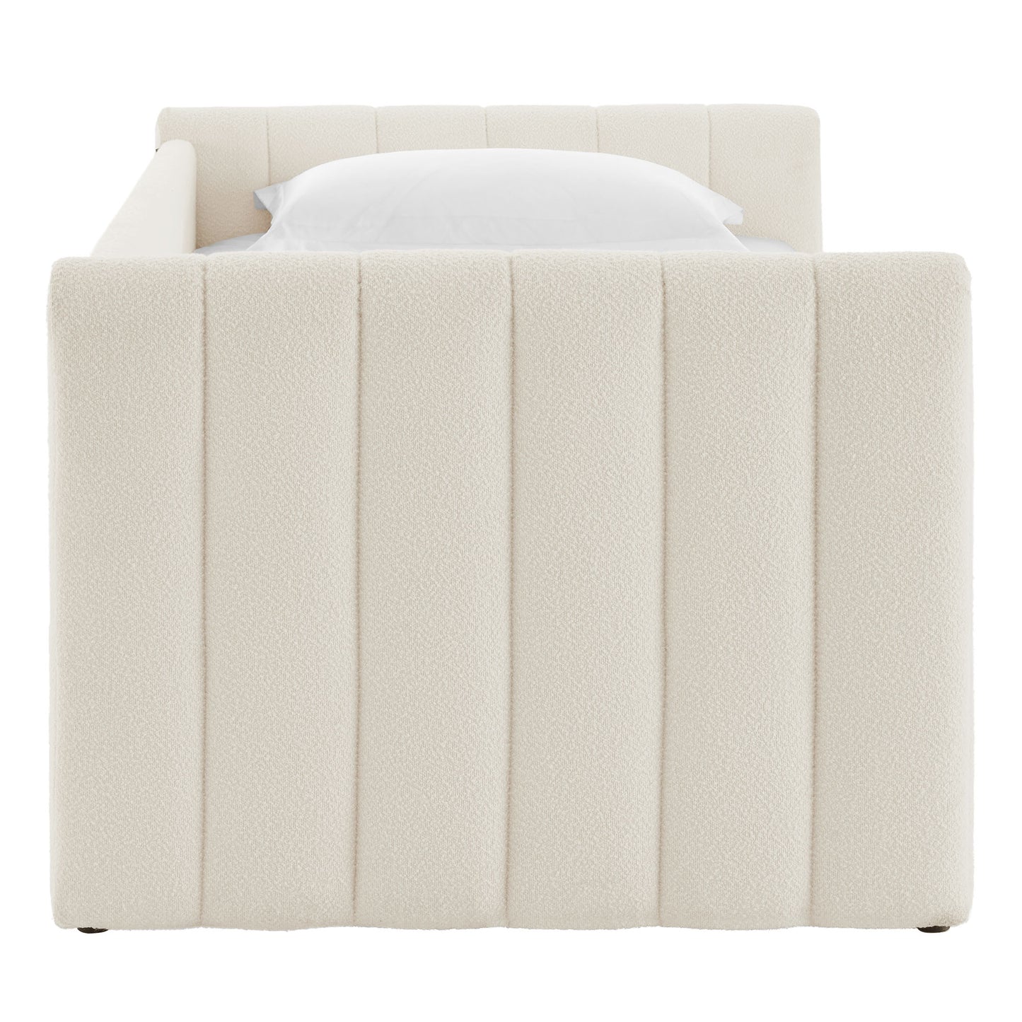 Veyla Channel Tufted Boucle Twin Daybed With Trundle by Modway | Beds | Modishstore - 8