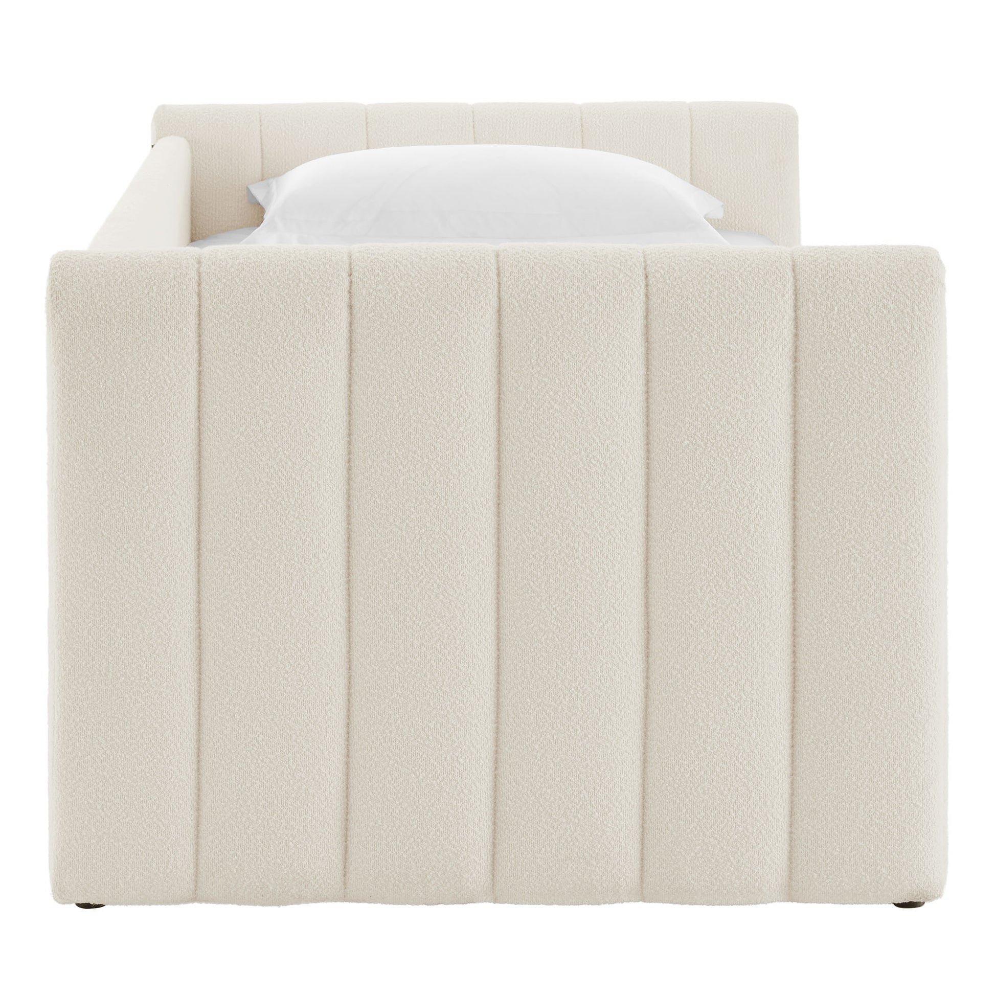 Veyla Channel Tufted Boucle Twin Daybed With Trundle by Modway | Beds | Modishstore - 8