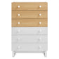 Nolia 6-Drawer Color Block Dresser Chest by Modway