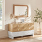 Nolia 6-Drawer Color Block Dresser by Modway