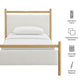Ginny Twin Size Platform Bed Frame by Modway