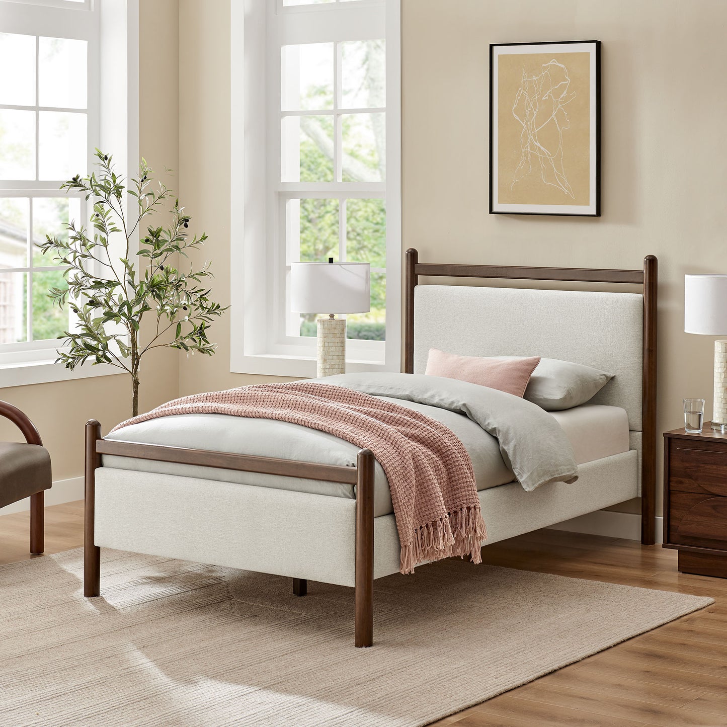 Ginny Twin Size Platform Bed Frame by Modway
