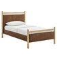 Ginny Twin Size Vegan Leather Platform Bed Frame by Modway