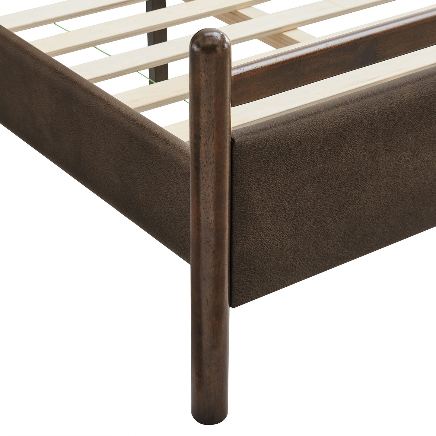 Ginny Twin Size Vegan Leather Platform Bed Frame by Modway