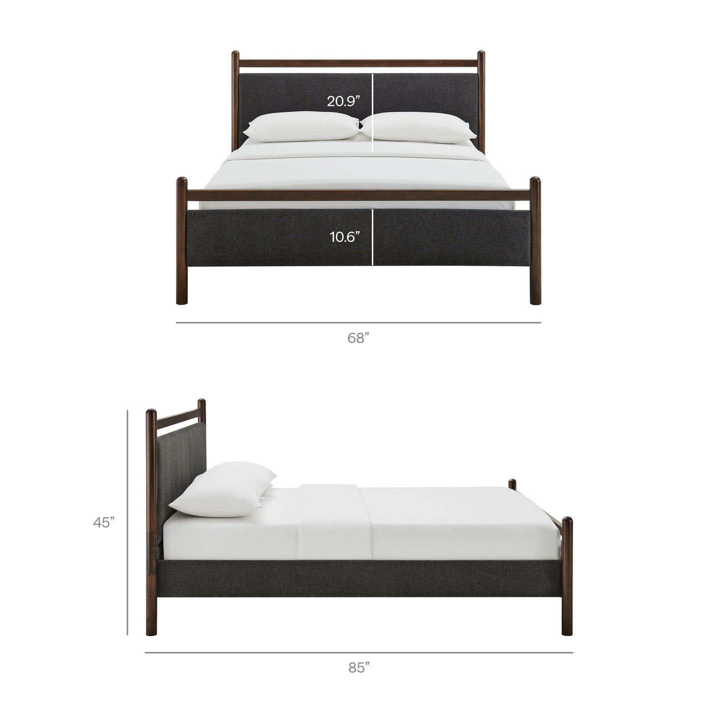 Ginny Queen Size Platform Bed Frame by Modway