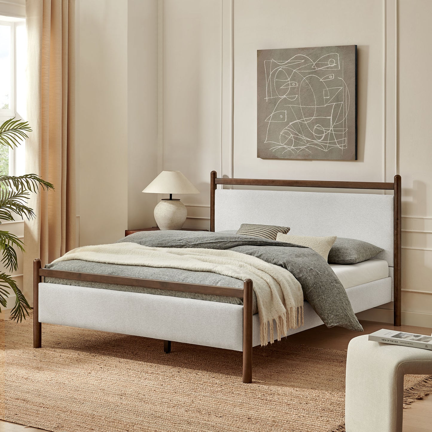 Ginny Queen Size Platform Bed Frame by Modway