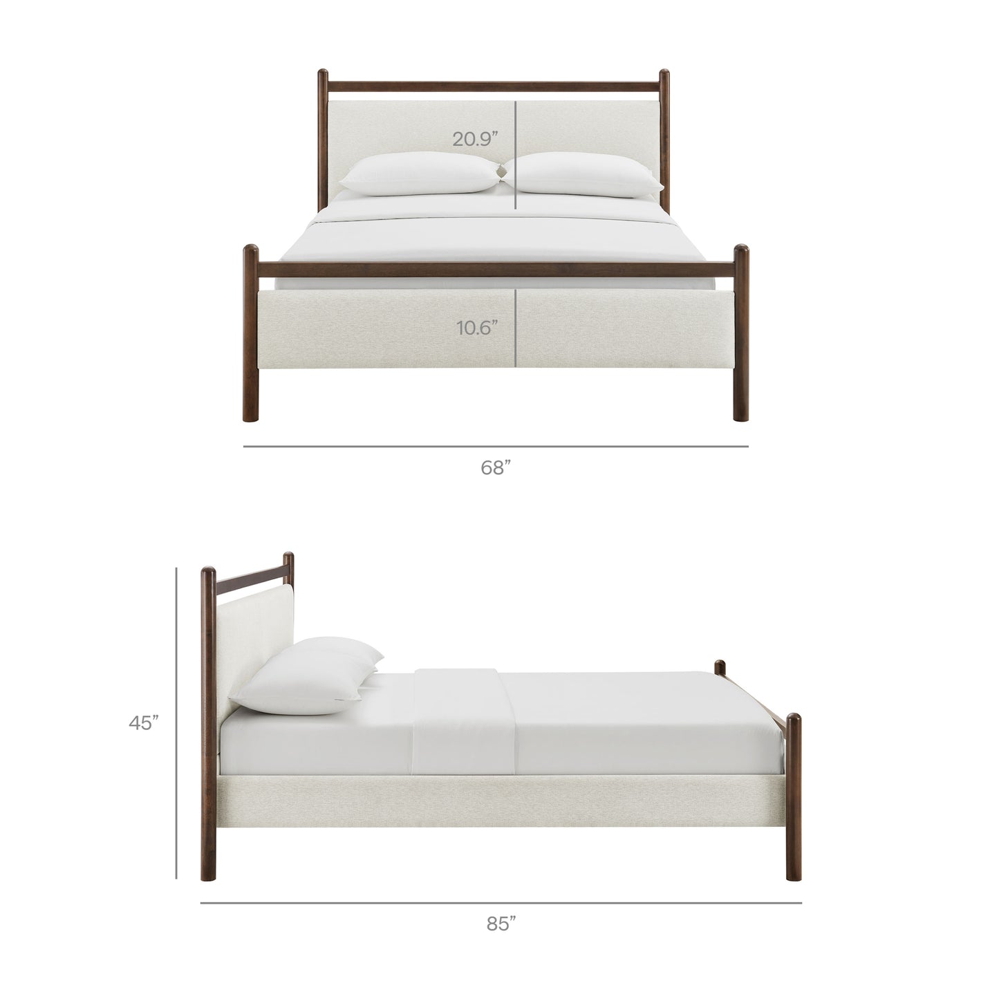 Ginny Queen Size Platform Bed Frame by Modway