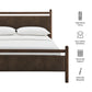 Ginny Queen Size Vegan Leather Platform Bed Frame by Modway