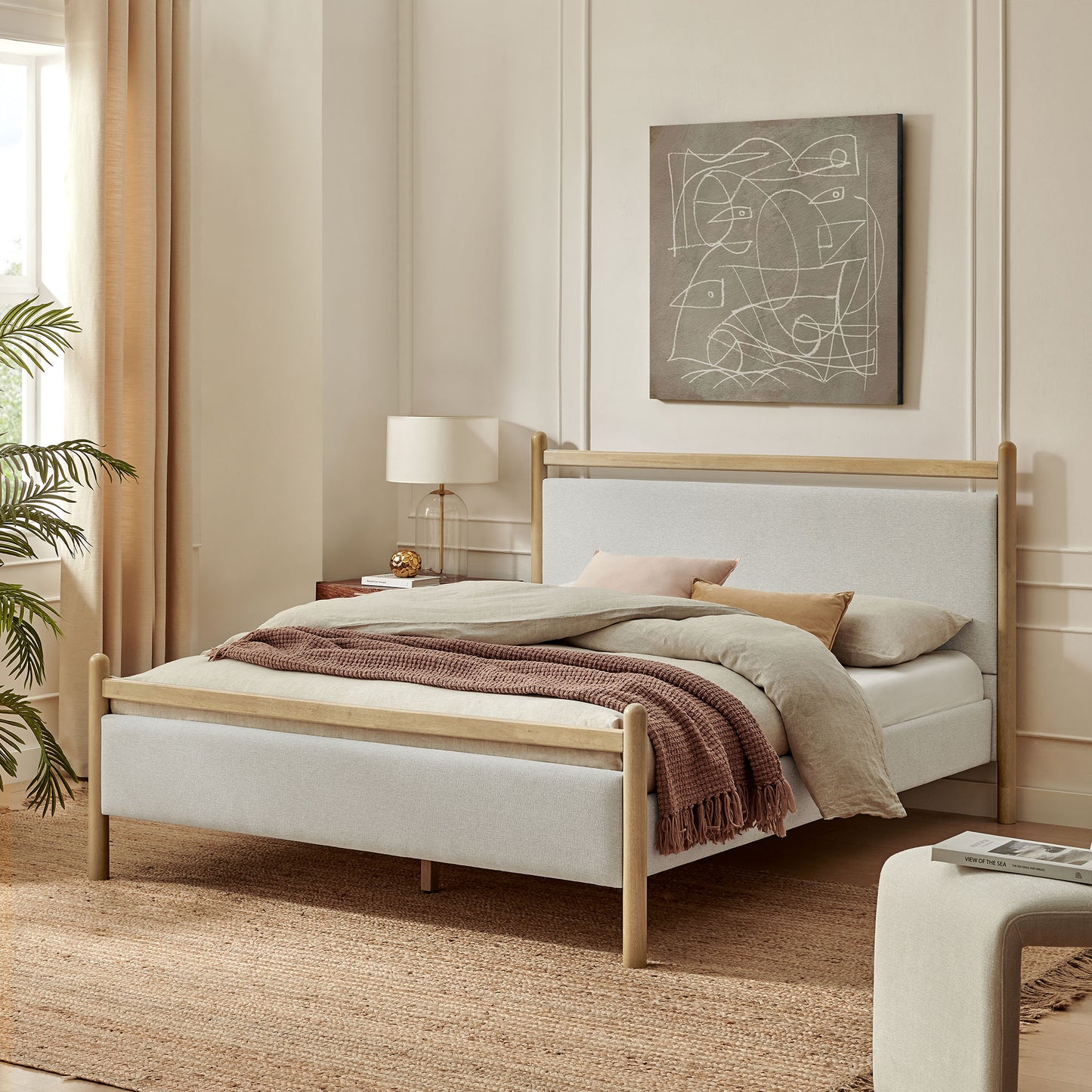 Ginny King Size Platform Bed Frame by Modway