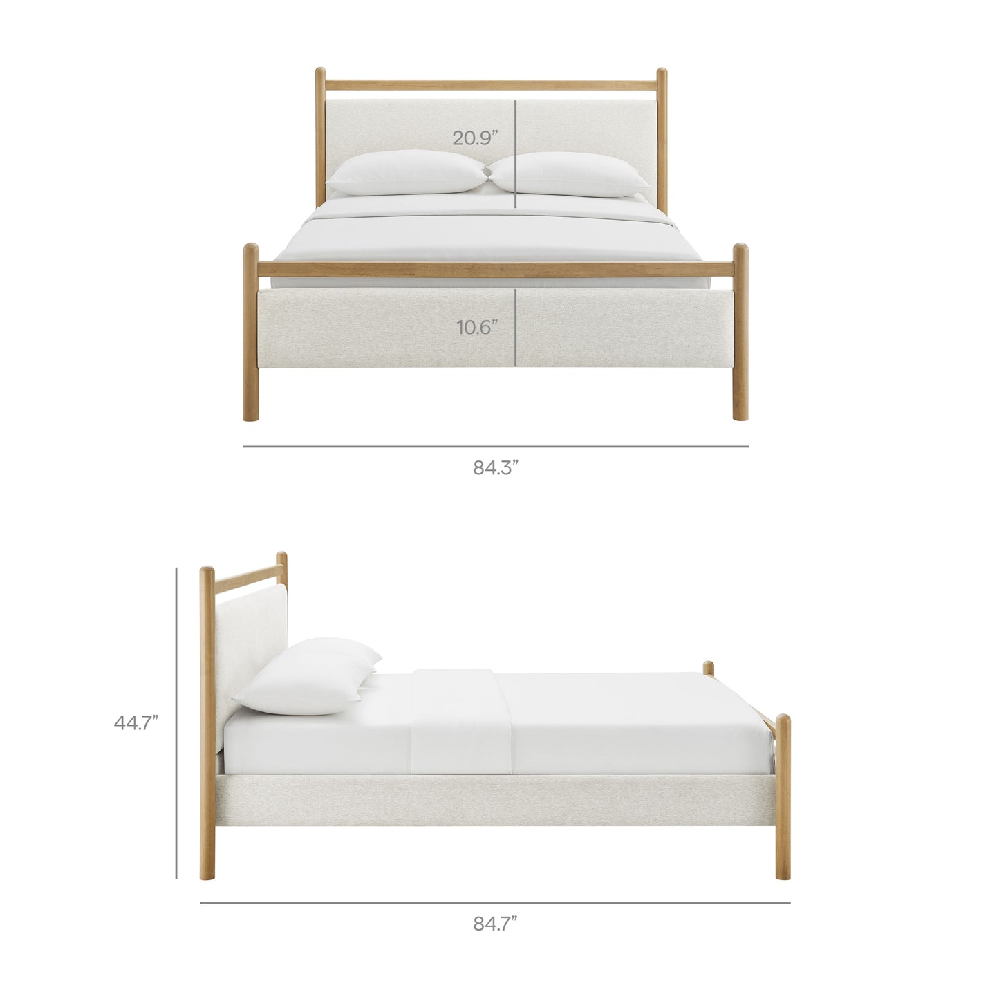 Ginny King Size Platform Bed Frame by Modway