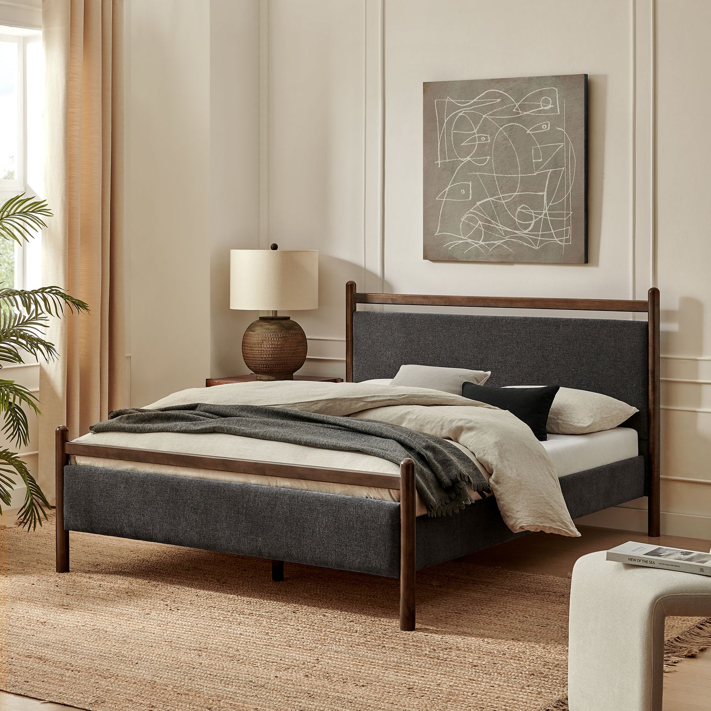 Ginny King Size Platform Bed Frame by Modway