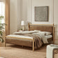 Ginny King Size Vegan Leather Platform Bed Frame by Modway