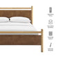 Ginny King Size Vegan Leather Platform Bed Frame by Modway