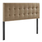 Lily Stain-Resistant Performance Velvet Full Size Headboard by Modway