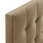 Lily Stain-Resistant Performance Velvet Full Size Headboard by Modway
