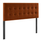 Lily Stain-Resistant Performance Velvet Queen Size Headboard by Modway