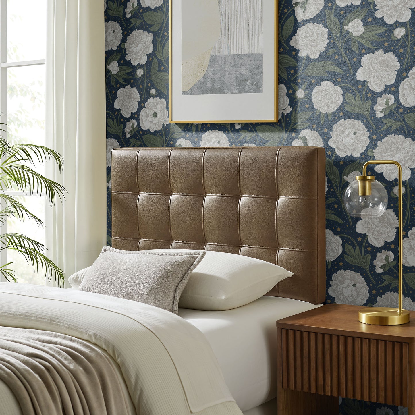 Lily Vegan Leather Twin Size Headboard by Modway