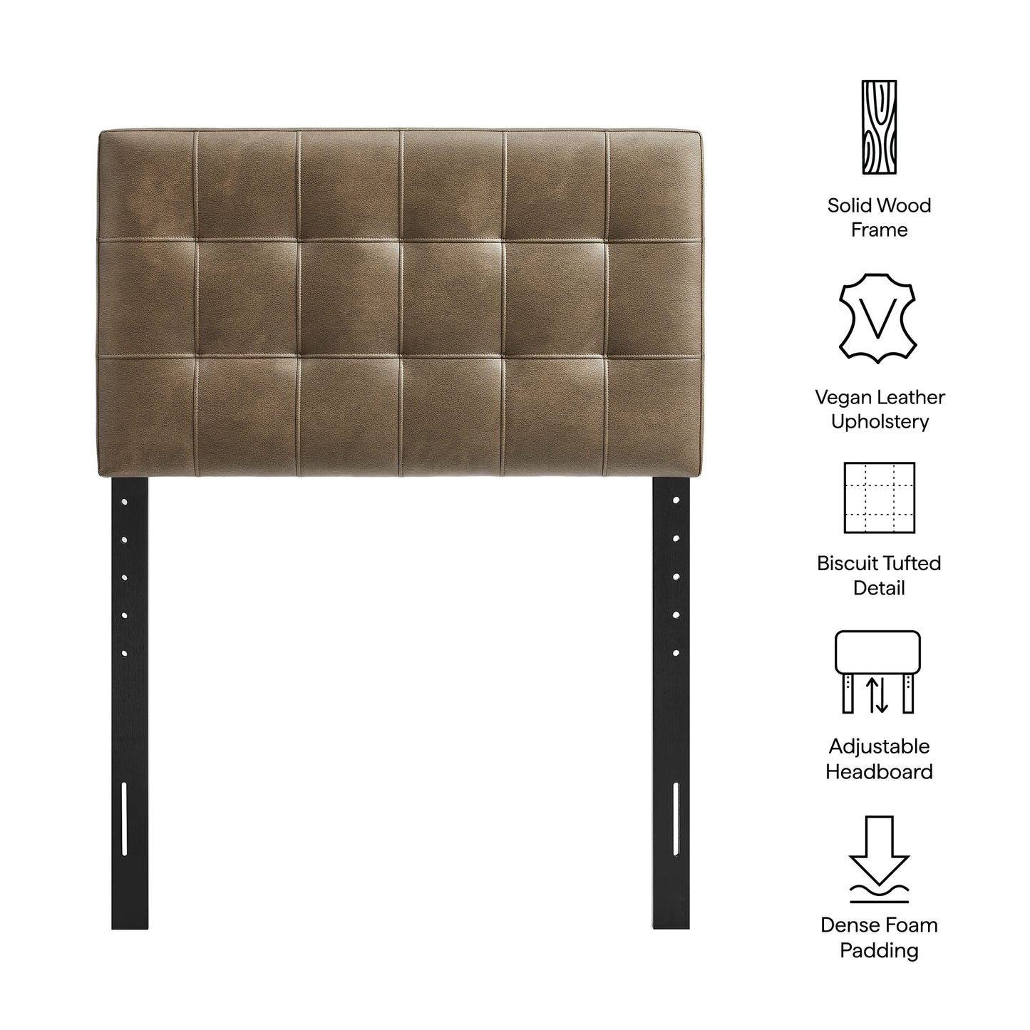 Lily Vegan Leather Twin Size Headboard by Modway