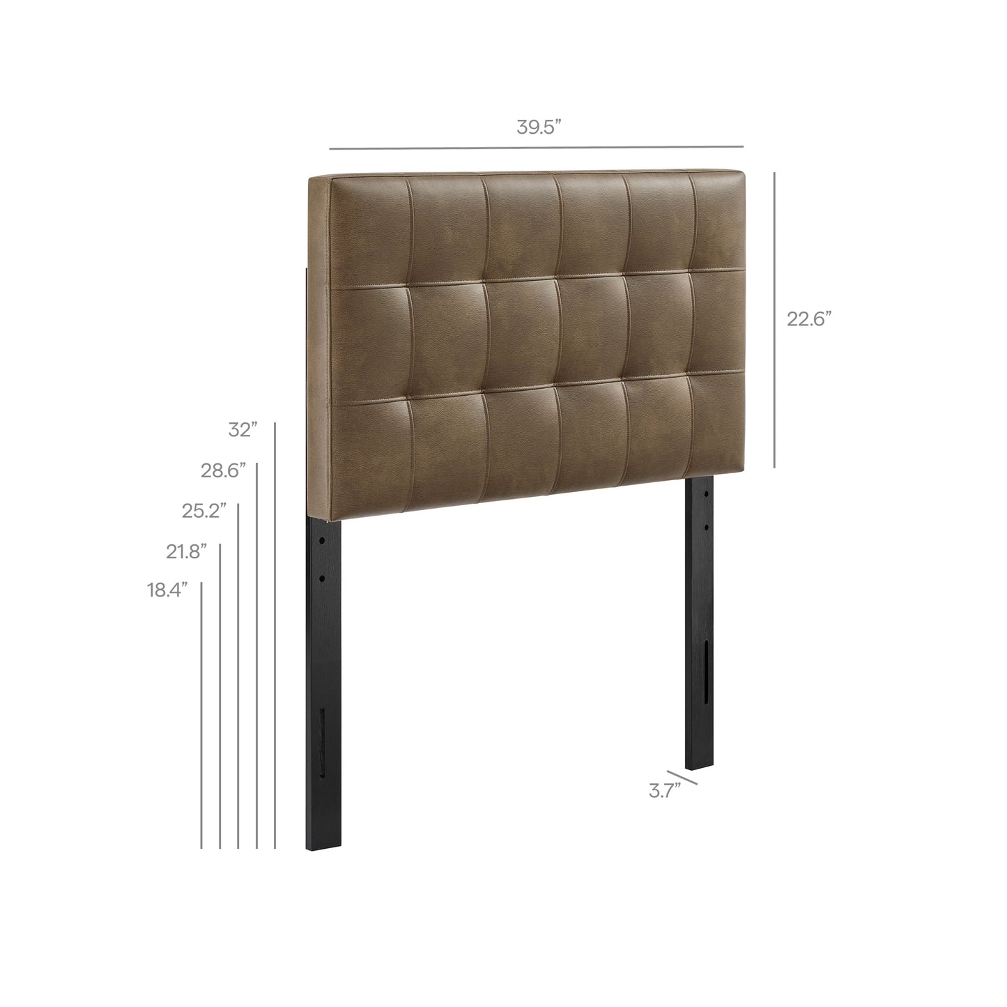 Lily Vegan Leather Twin Size Headboard by Modway