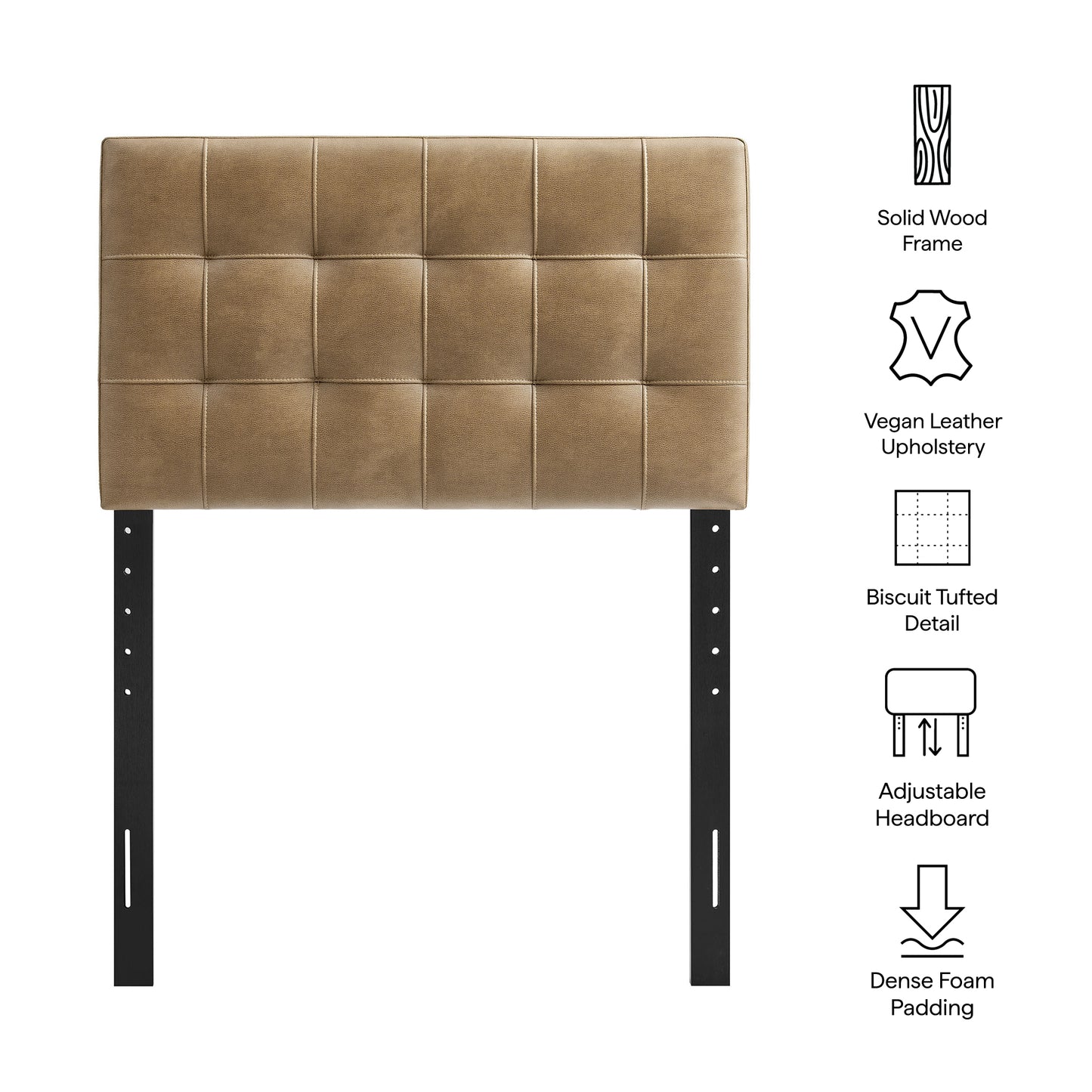 Lily Vegan Leather Twin Size Headboard by Modway