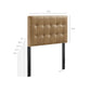 Lily Vegan Leather Twin Size Headboard by Modway