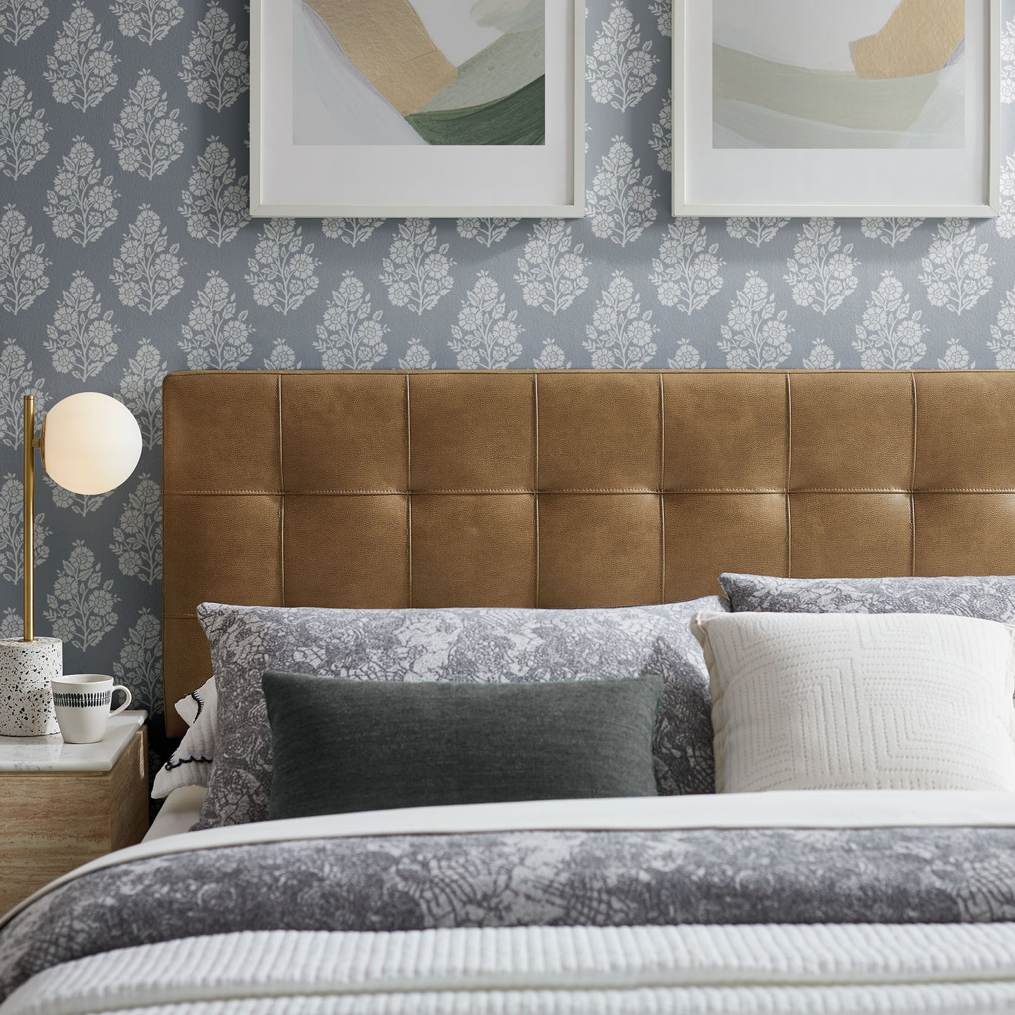 Lily Vegan Leather Full Size Headboard by Modway