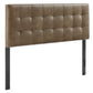 Lily Vegan Leather Queen Size Headboard by Modway