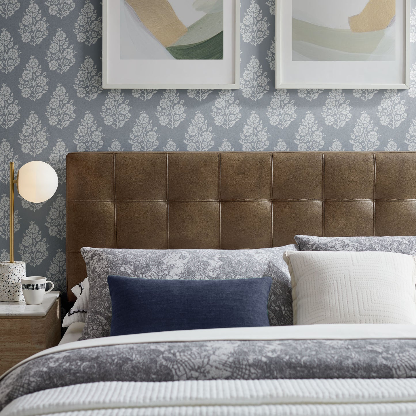 Lily Vegan Leather Queen Size Headboard by Modway