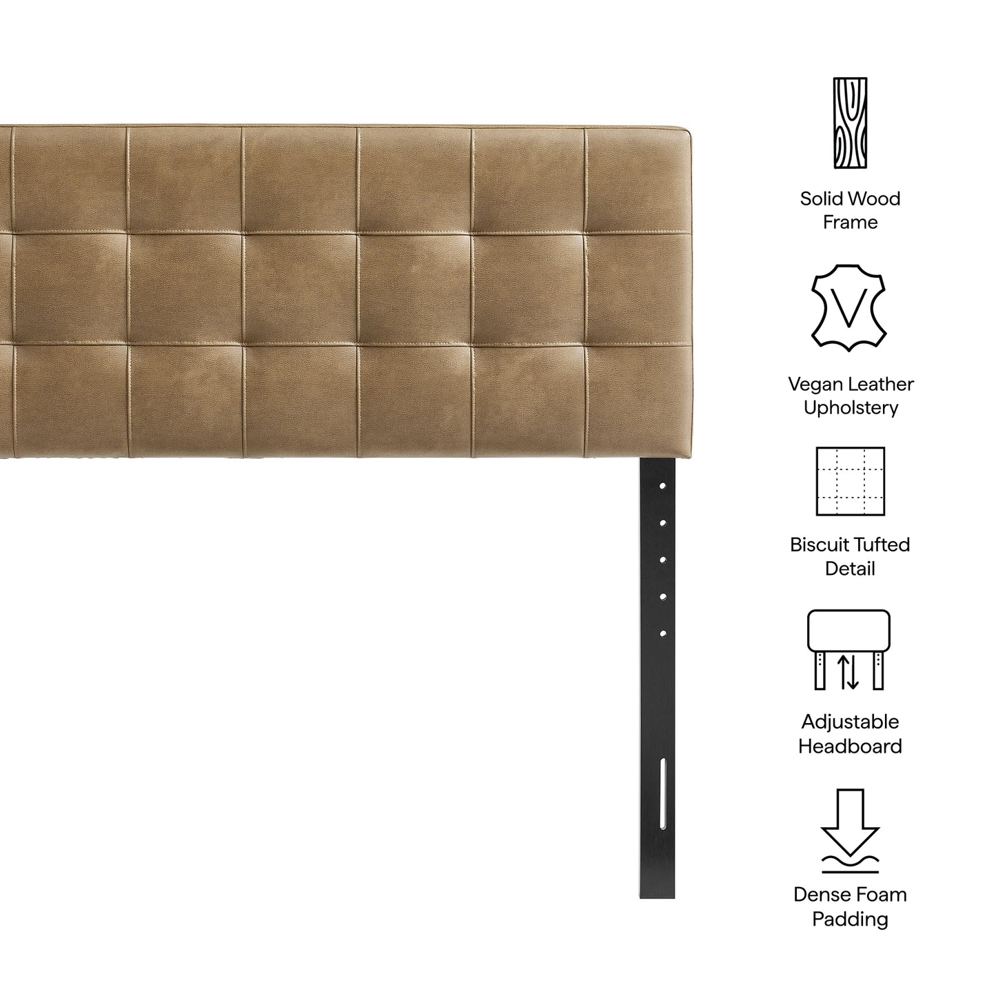 Lily Vegan Leather King Size Headboard by Modway